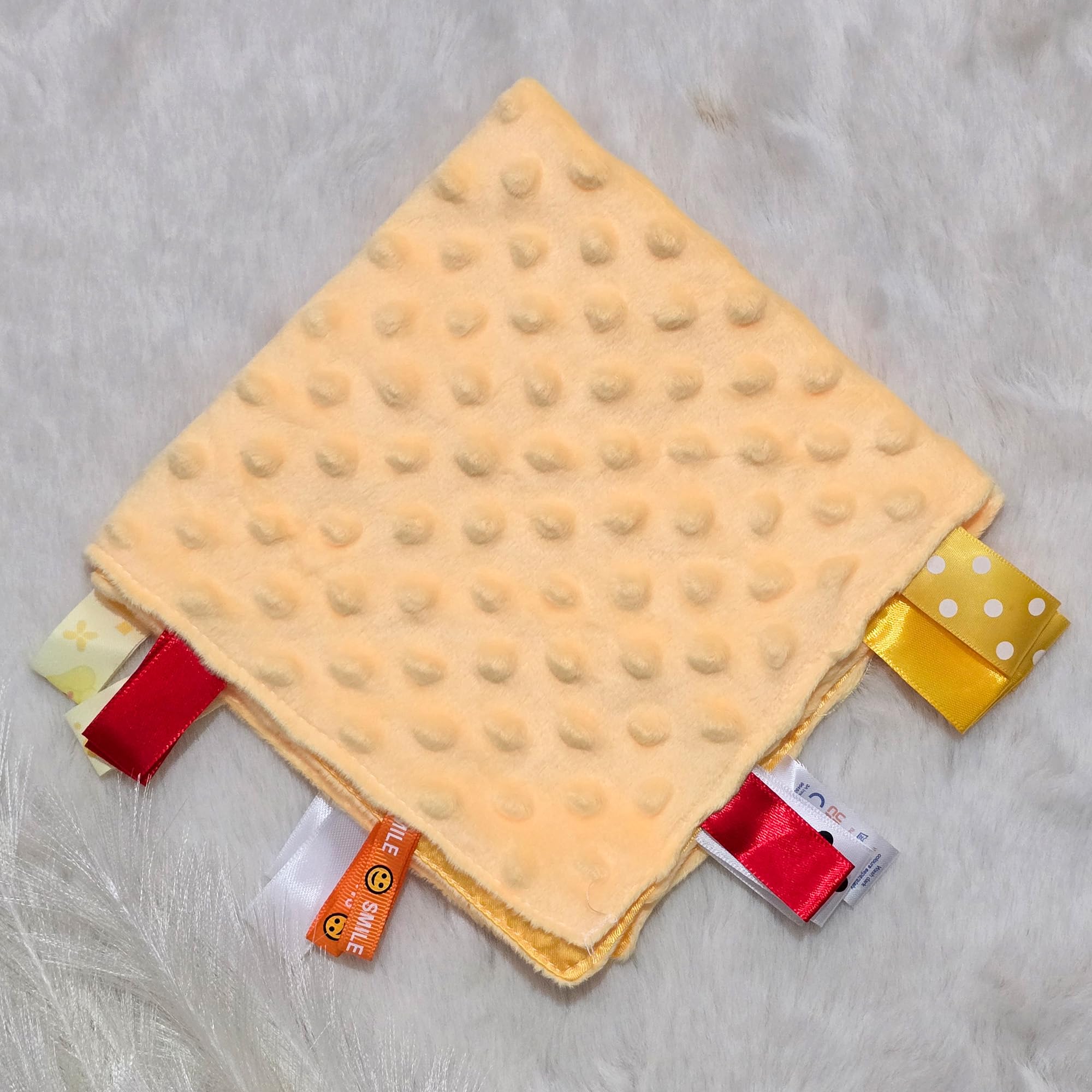 Royal Icon Baby Comforters tag blanket, Ultra Soft and Unique Design Taggies for Babies - Image 3