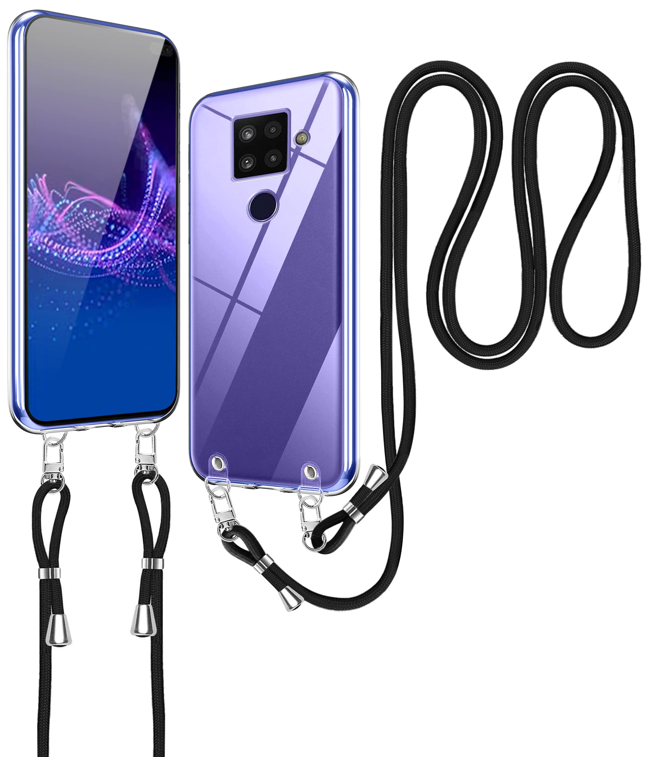 Amazon.co.jp: Sharp AQUOS Sense4 Plus ケース クリア ショルダー  