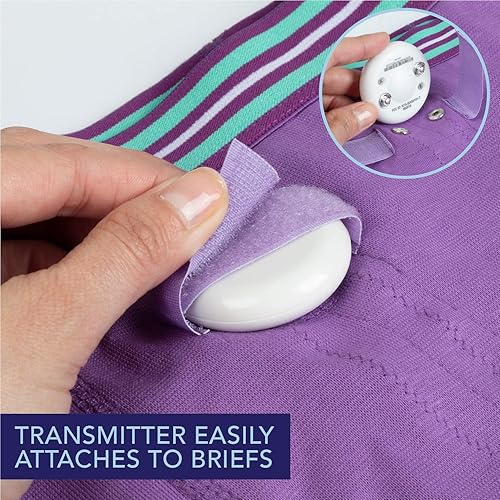 Miniatura 5 de Rodger - Kit de alarma inalámbrica para enuresis de cama, sistema de alarma de humectación de cama más eficaz para niños, incluye 2 calzoncillos con