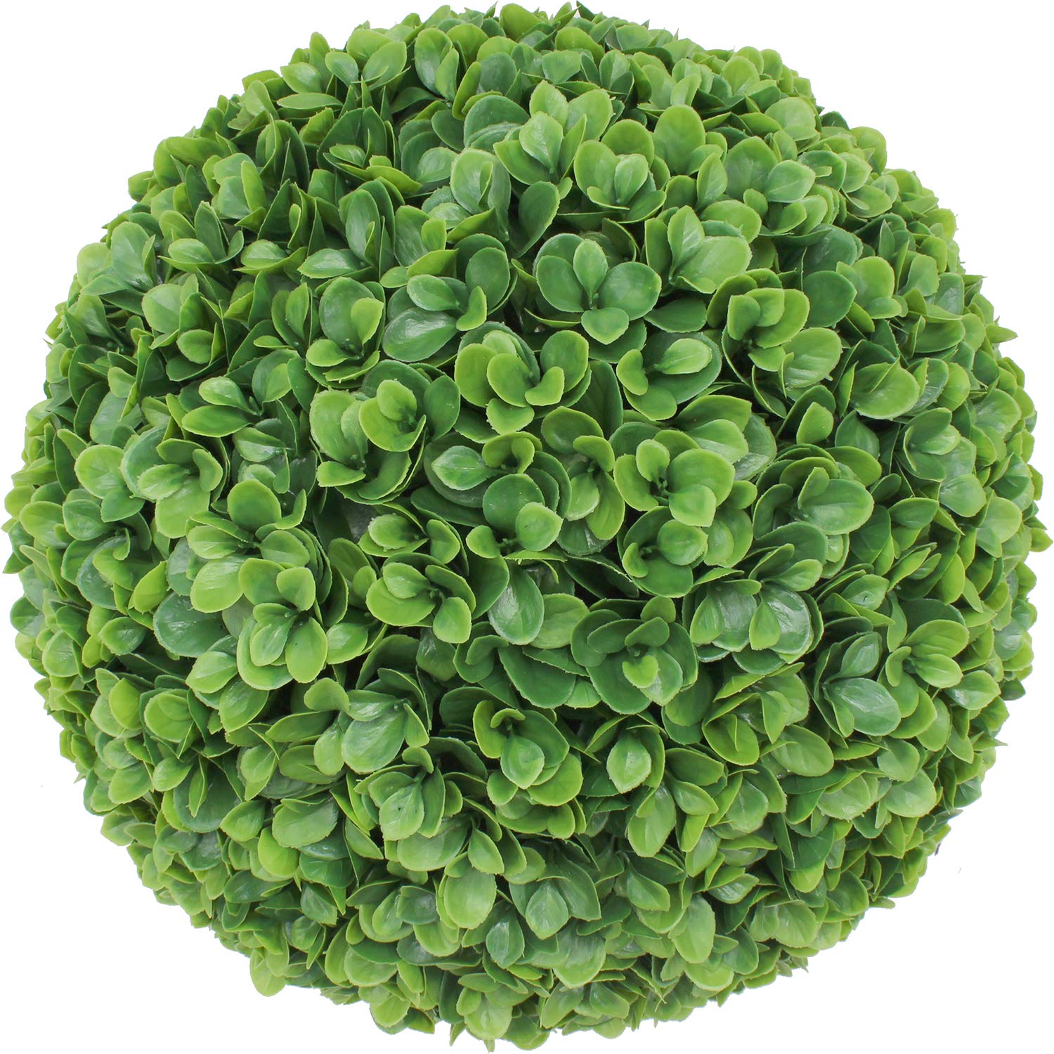 ECOOPTS 8 Inch Artificial Topiary Ball Lifelike Plants Boxwood Decor Cone, Home, Front Patio,Planter,Deck,Garden,Backyard Décor Multiple Sizes 1 Pack