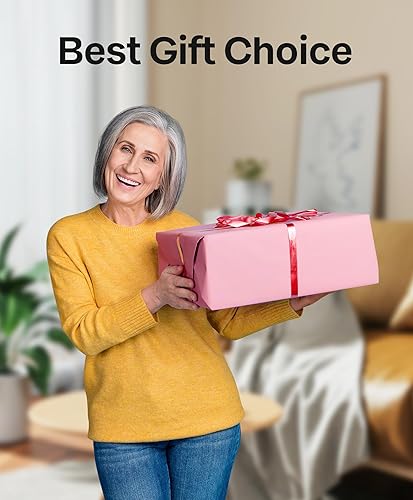 Miniatura 8 de LyriFine Limpiador eléctrico giratorio, nuevo cepillo limpiador de baño impermeable IPX7 de cuerpo completo, limpiador de ducha con mango largo y 2