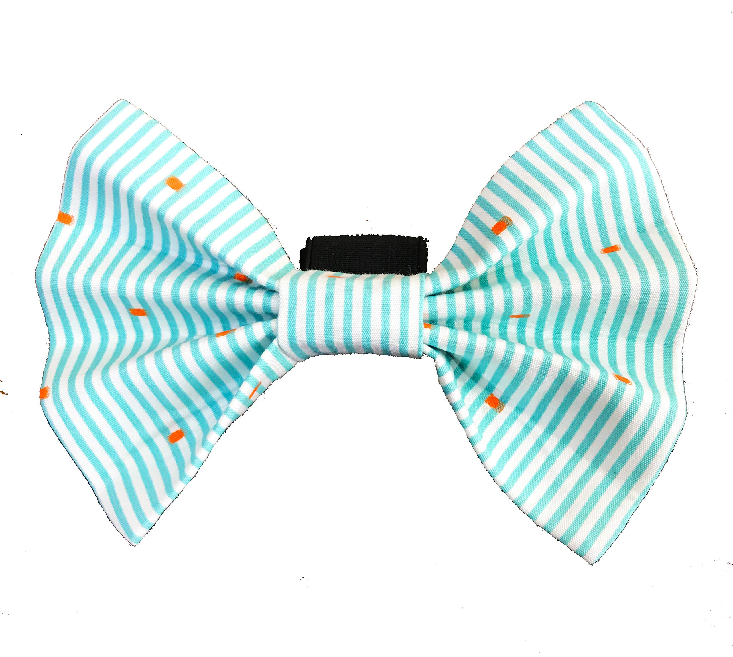 For The Fur Kids Dog Bow Tie: Classic Stripes and Polka Bow for Pets (Turquoise) (B085NWYQSQ) Amazon Price History, Amazon Price Tracker
