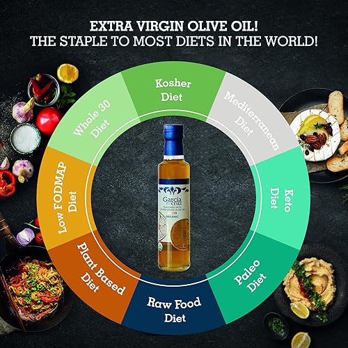 Miniatura 8 de Garcia de la Cruz Juego de regalo de aceite de oliva orgánico español de primera calidad, aceite de oliva orgánico español de origen único, keto,