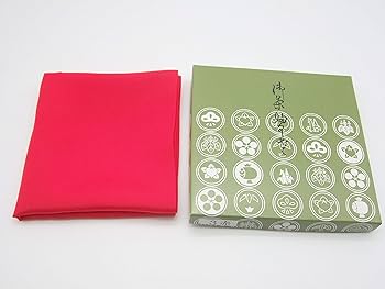 Amazon.co.jp: 茶道具 袱紗 ふくさ 茶道 帛紗 無地 3号 赤 帛紗