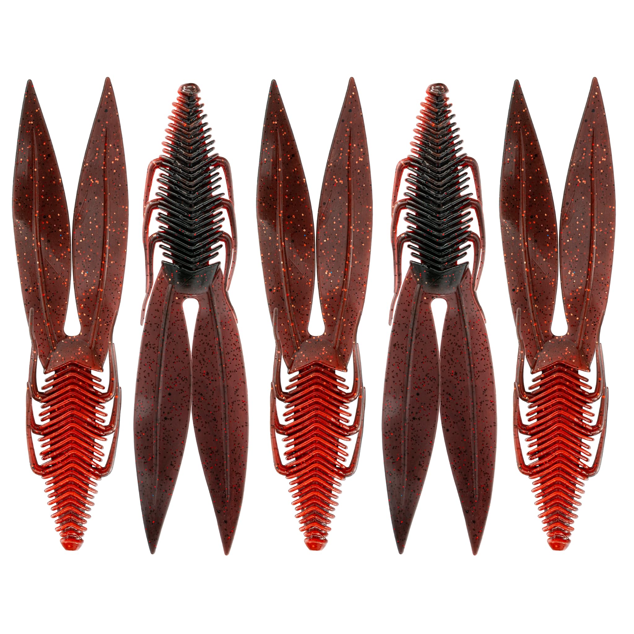 6th Sense – Bodega – Soft Plastic Creature Bait – Bass Fishing – Twin Ridge Tail Action – Multiple Sizes – Made in The USA