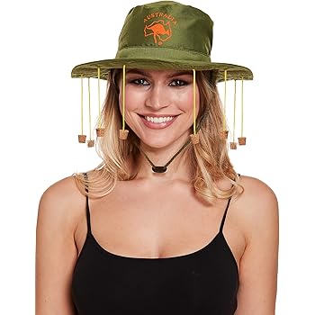 typical australian hat