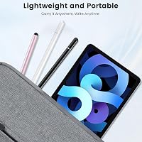 Zcitek 2 db Érintőceruza iPad Android Surface Okostelefonhoz Kettős Hegyű Szürke Kék 7