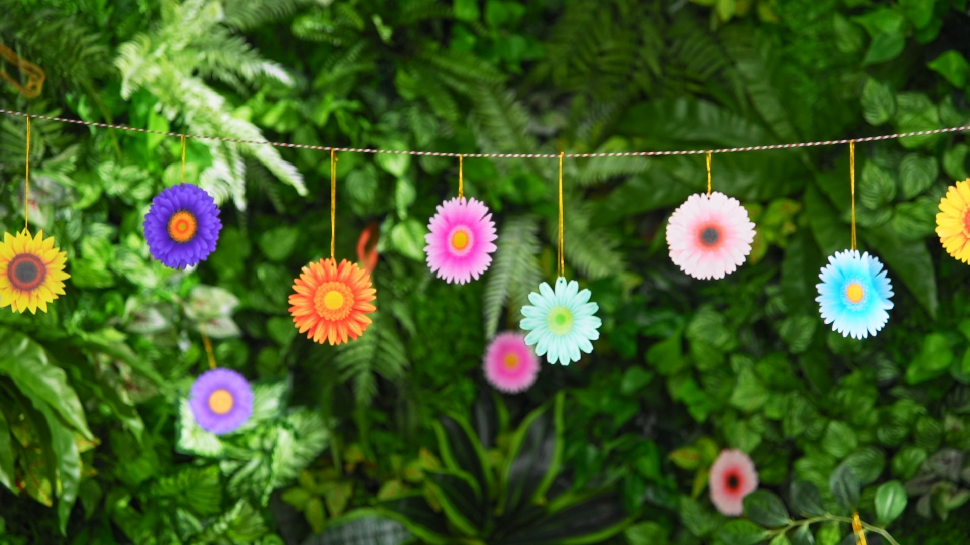 Amazon.com: Chunful 27 Pcs Spring Flower Wooden Ornaments for Tree