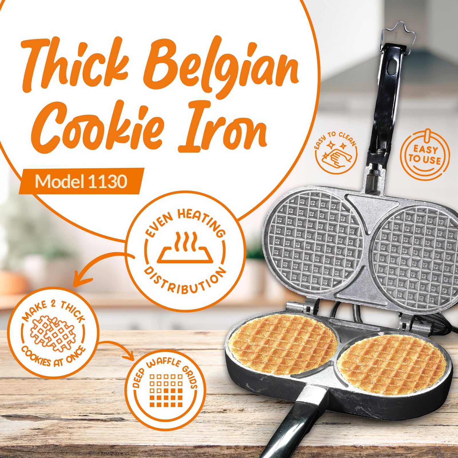 Ghost Mini Waffle Maker