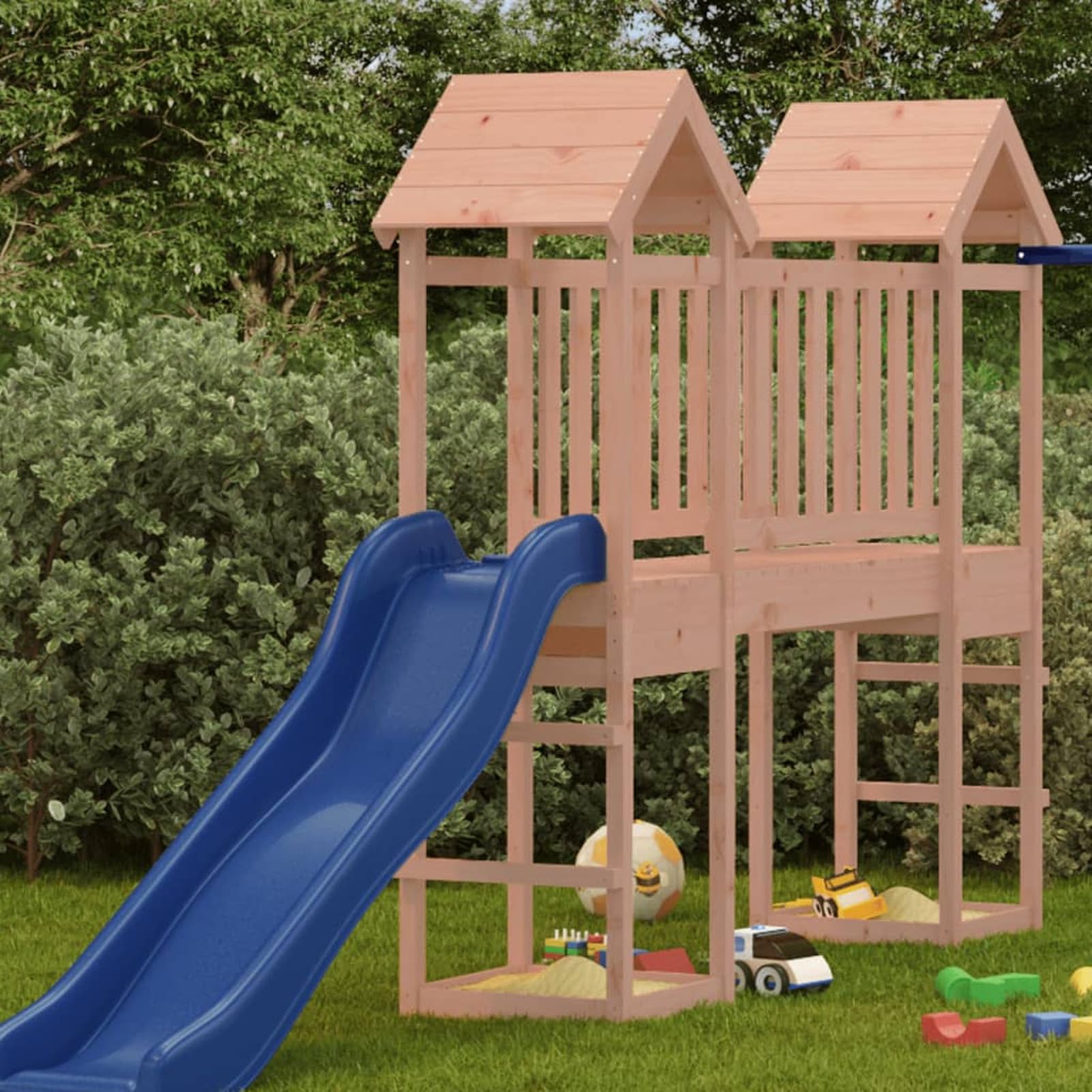 Lechnical Torre da Gioco 53x46,5x194 cm in Legno Massello di Douglas,Gioco da Giardino,Torre da Esterno,Giochi per Esterno Bam bini-826527