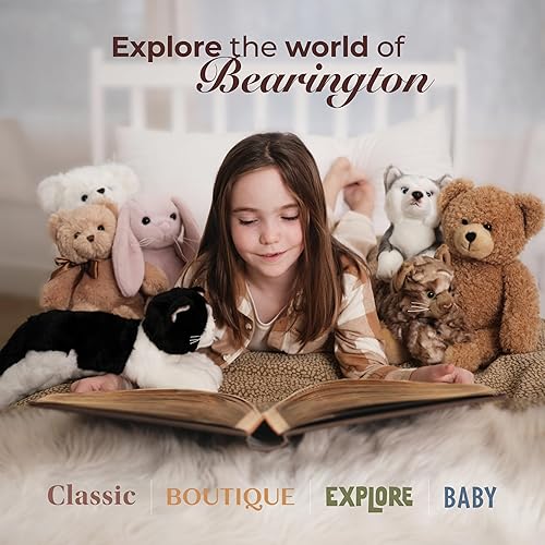 Vista 12 de Bearington Lil' Barnaby - Oso de peluche, color marrón chocolate, 11.5 pulgadas Lil' Barnaby de 11.5