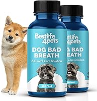 Vista 1 de BestLife4Pets Suplemento para el cuidado dental de la salud bucal para perros, removedor de sarro de placa, control de estomatitis y gingivitis