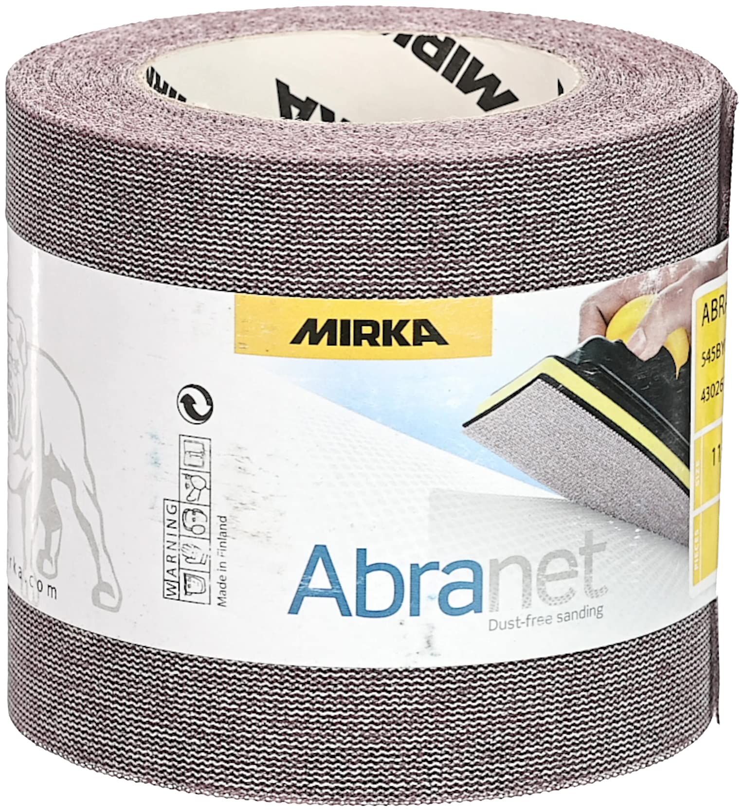 Mirka Schleifrolle Abranet 115 mm x 10 m Klett Korn P120