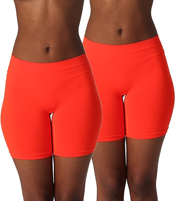 EVARI Women's Seamless Slip Shorts Ultra Soft Boy Shorts Panties at Amazon Women’s Clothing store
