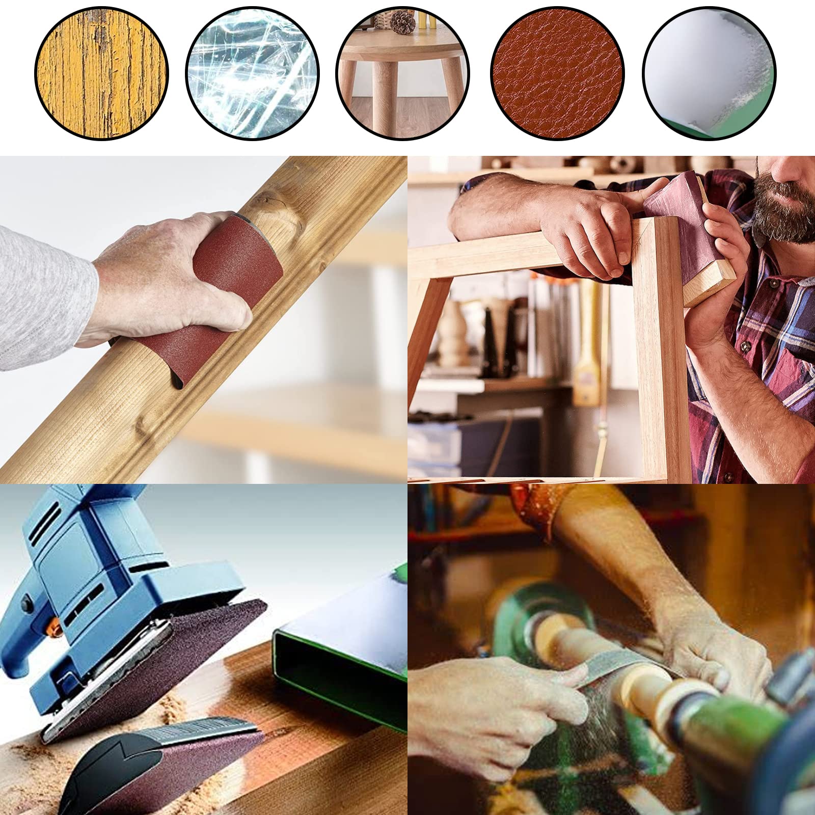 Rollo de Papel de Lija Grano 120, 93 mm x 10 m,Lijador de Corindón Paño Suave Papel de Lija Para Trabajos en Madera Metal Acero y Acero Inoxidable