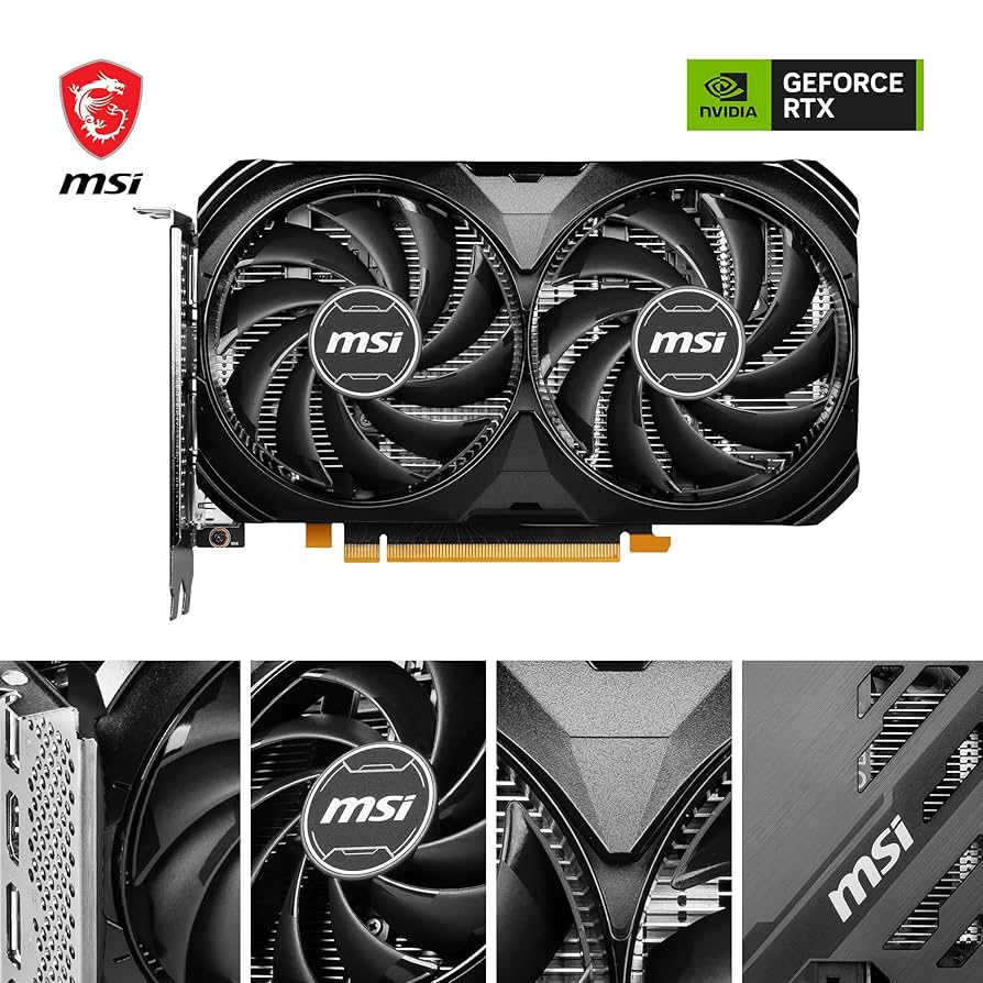 Amazon.com: MSI GeForce RTX 4060 Ti Ventus 2X 黑色16G OC