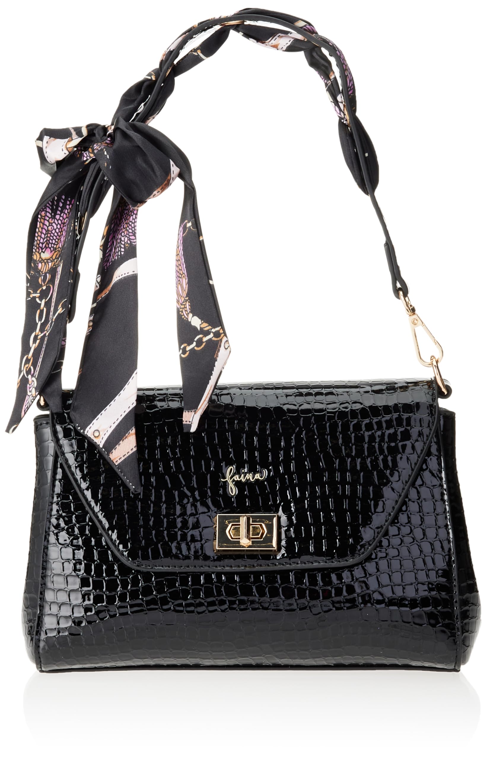 FENIA Women's Shoulder Bag, Black, One Size