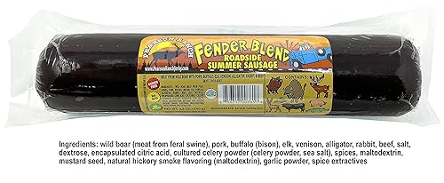 Miniatura 3 de PEARSON RANCH SINCE 1959 Game Meat - Paquete variado de 5 salchichas de verano, alce, jabalí y guardabarros (conejo, caimán, venado, alce, búfalo)