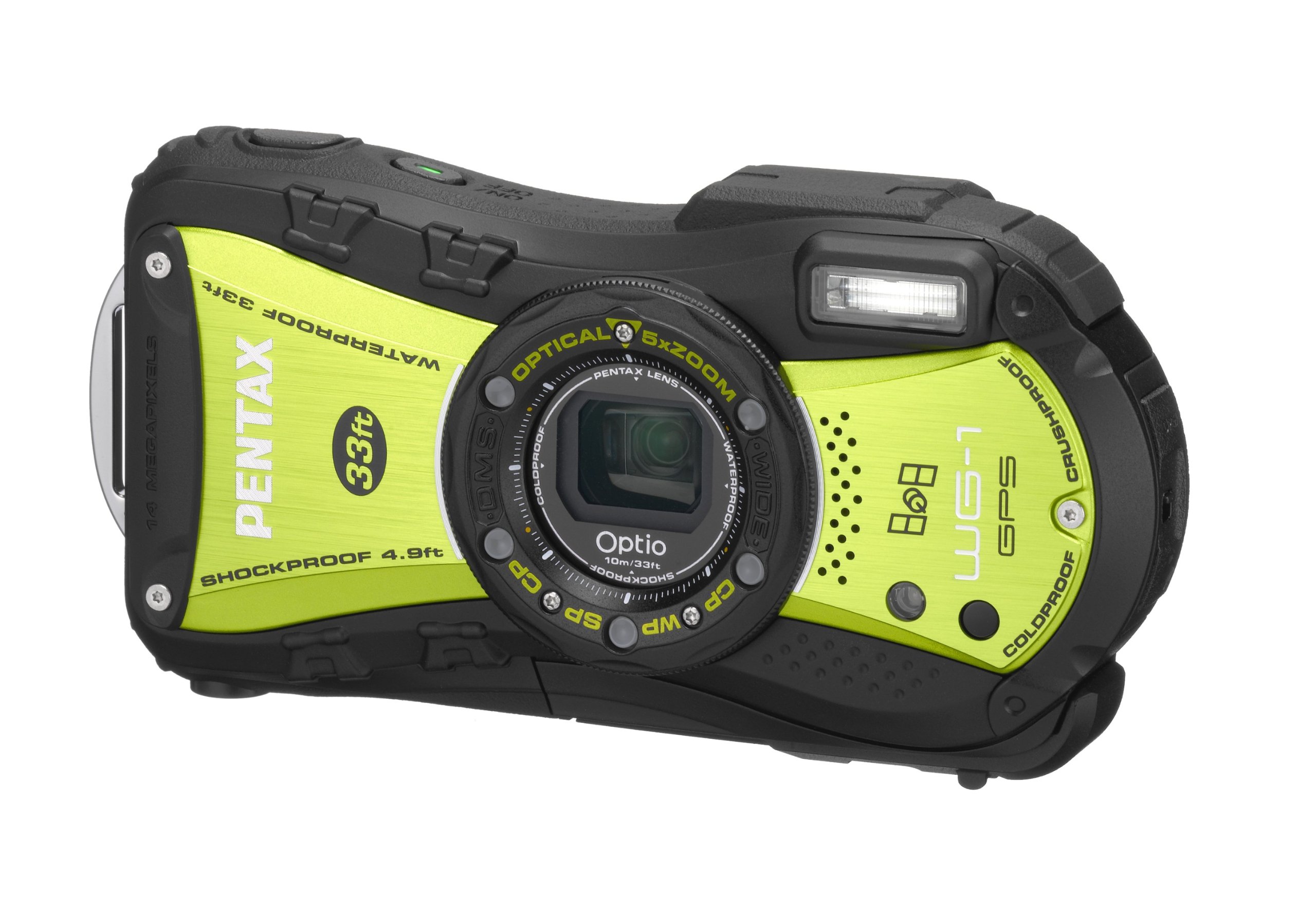【PENTAX】Optio WG-1 Pentax Optio WG-1 GPS dijital kamera (14 megapiksel, 5 kat opt