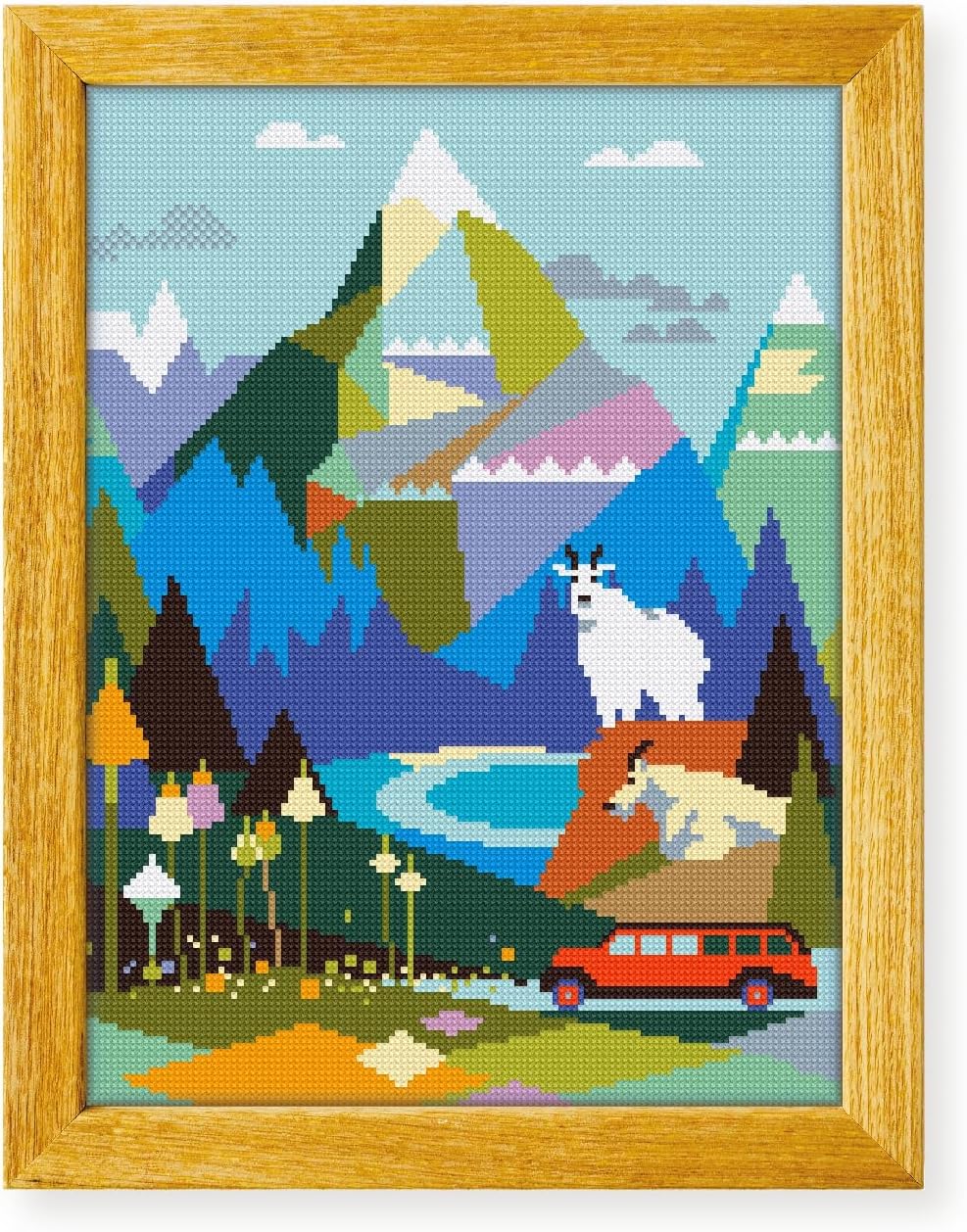 Awesome Pattern Studio Glacier National Park DS335, Diamond Painting Kit, Diamond Art Kits for Adults, Full Drill 5D Diamond Dots Kits. All Items Included.