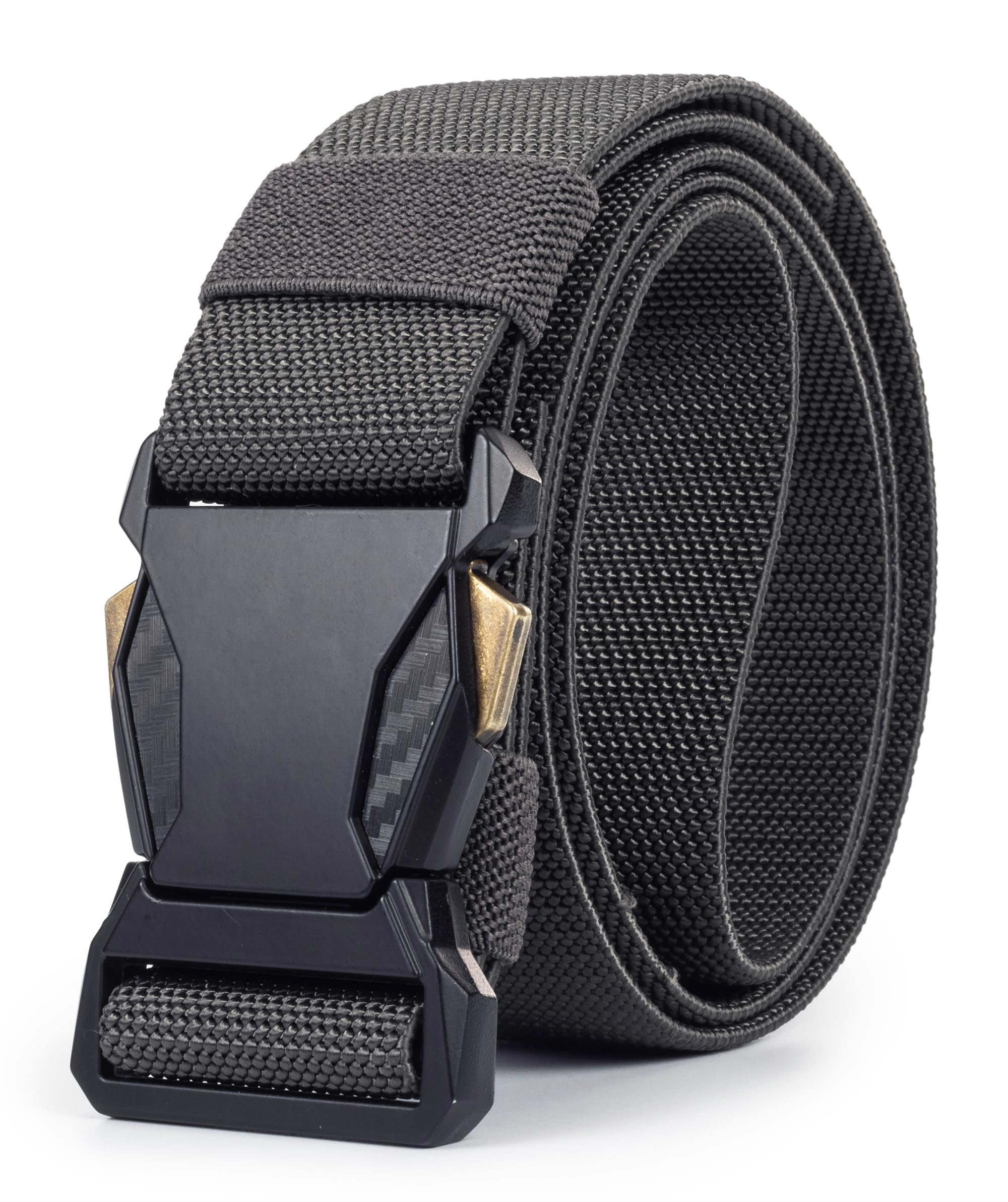 Tactical Belt Men Gun-Belt - Military Hiking Rigger Web Work Belt