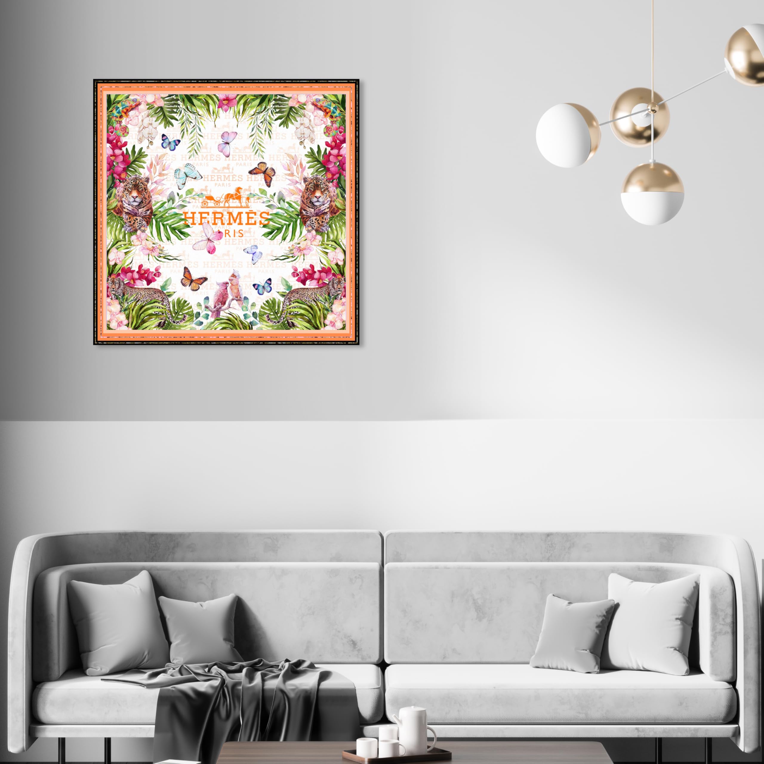 Oliver Gal JUNGLE PARADE 51cm x 51cm Oliver Gal 51cm Gal☆Jungle