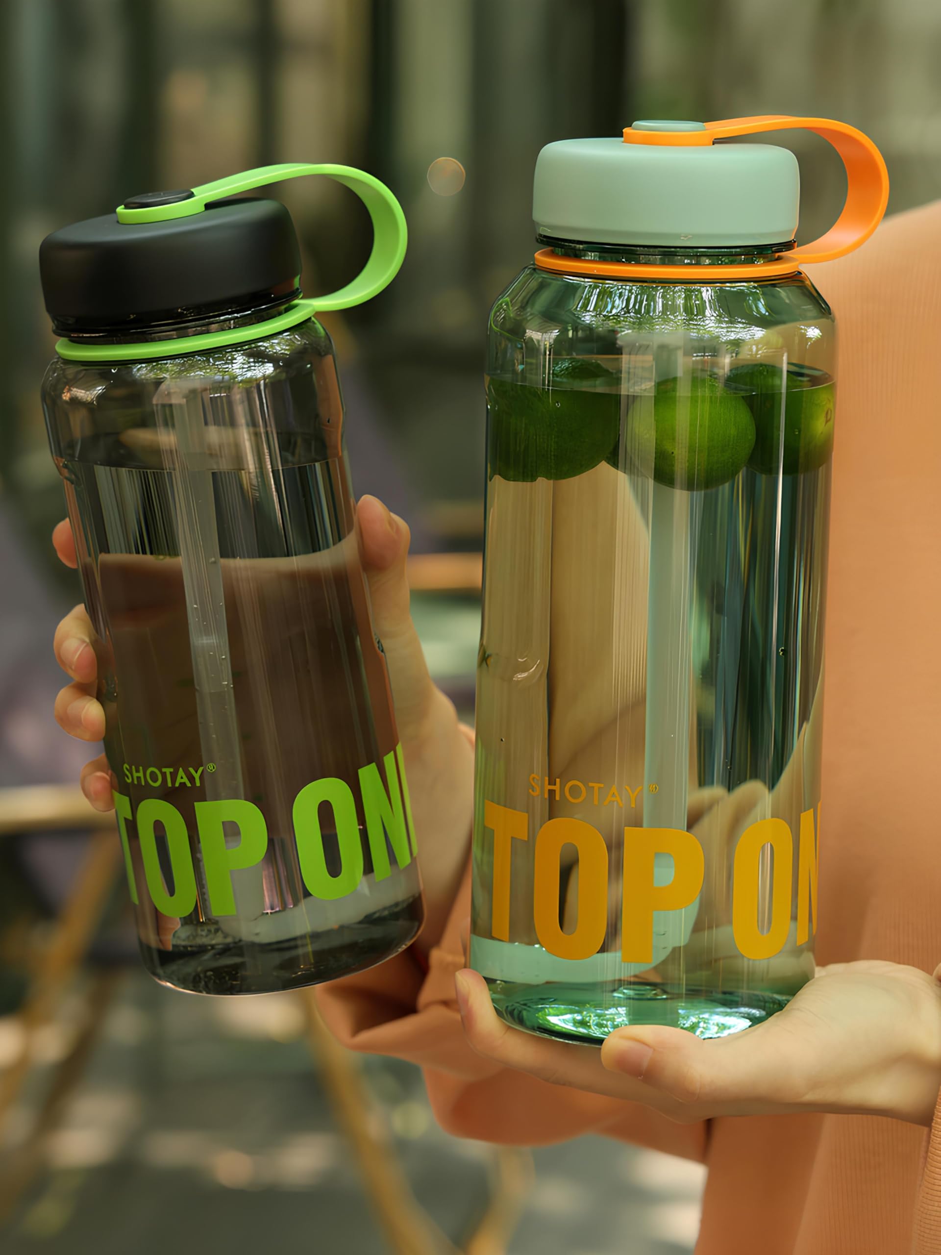 THE VENTI SHOTAY COOL Unbreakable Water Bottle with Sipper BPA Free Tritian, Leak-Proof Water Bottle Ideal for Office, Sports, School, Gym (1Ltr-Black)