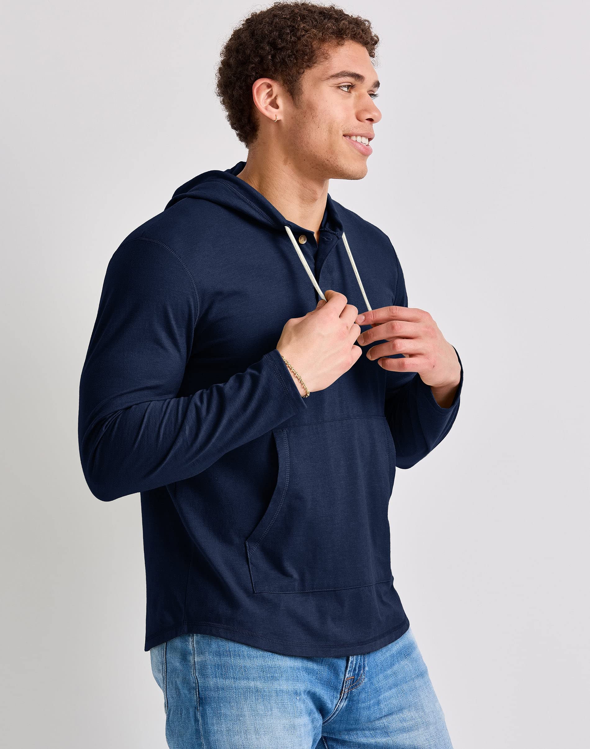 Hanes Koszulka Mężczyźni Hanes Originals męska bluza z kapturem, z mieszanki trzech włókien (1 w zestawie)