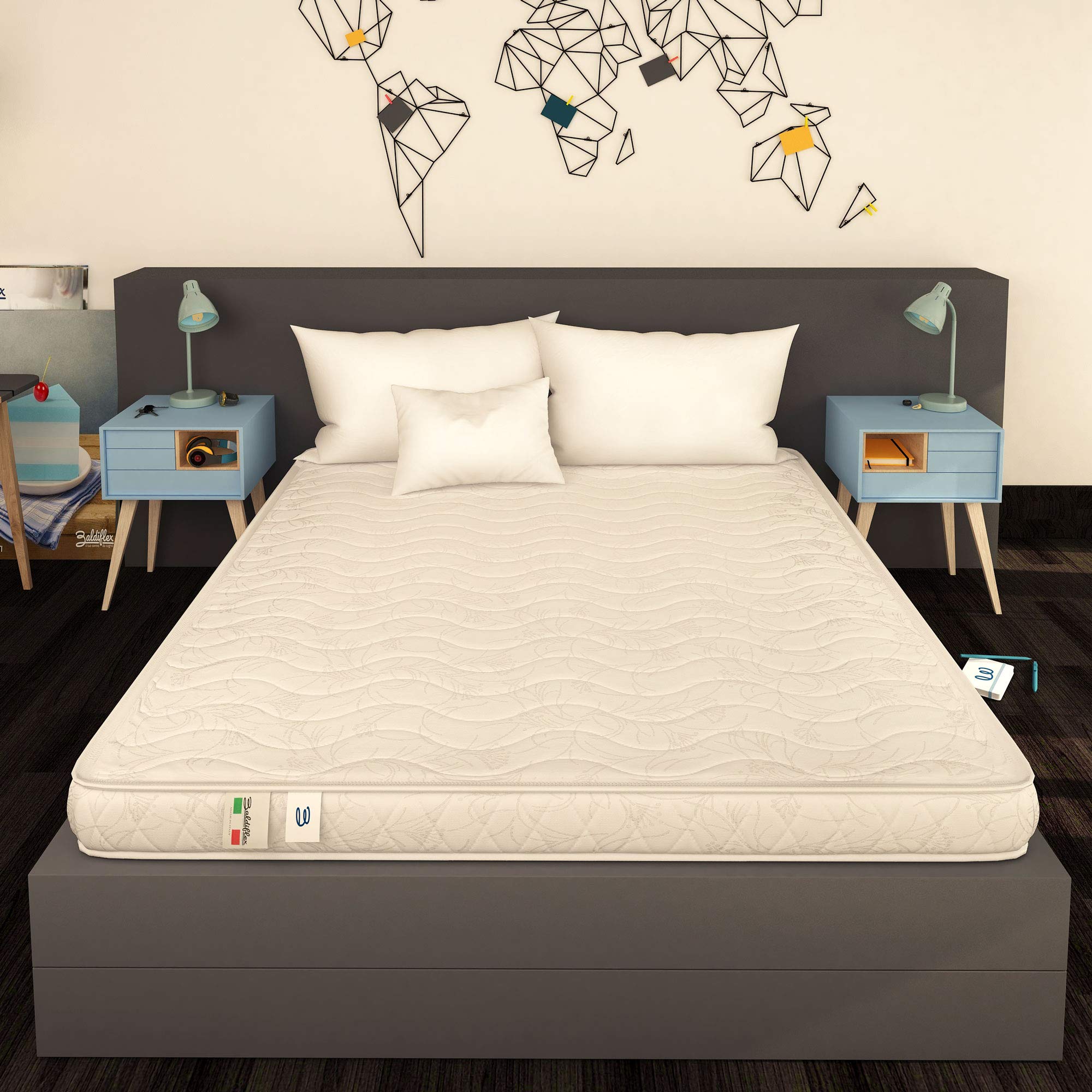 Baldiflex Materasso Singolo Easy Small 90 x 190 cm - Cotone Ortopedico