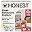 The Honest Company Clean Conscious Diapers for Delicate Skin | Up to 100% Leakproof | Hypoallergenic, Fragrance Free | Winter \'25 Limited Edition Prints | Club Box, Size 4 (22-37 lbs), 54 Count