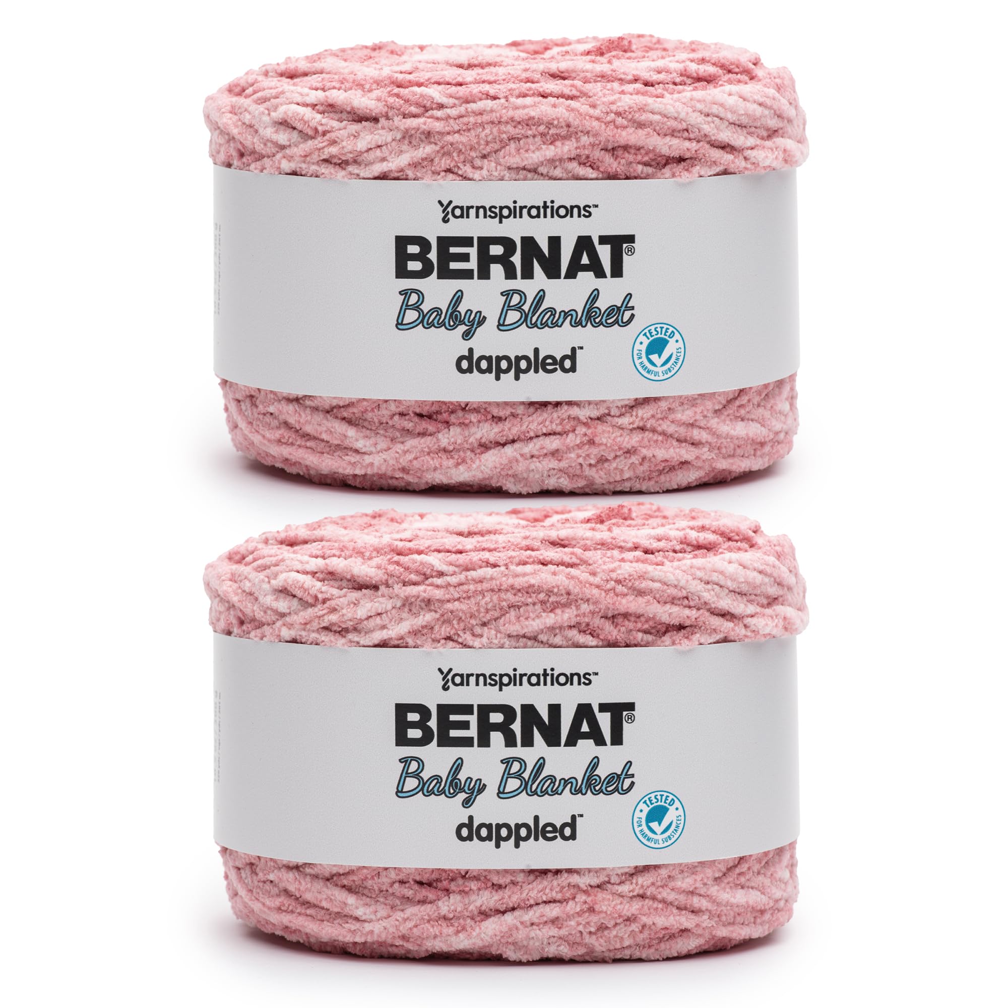 Amazon.com: Bernat Baby Blanket Dappled Peachy KEEN Yarn - 2 Pack