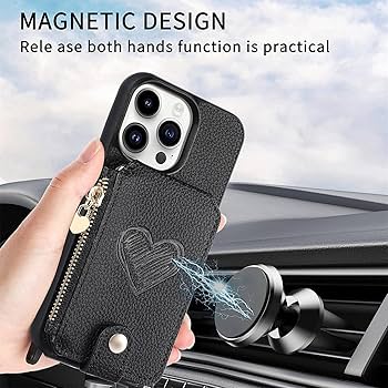 Amazon.com: SINQERISHT Crossbody Wallet Phone Case for Apple