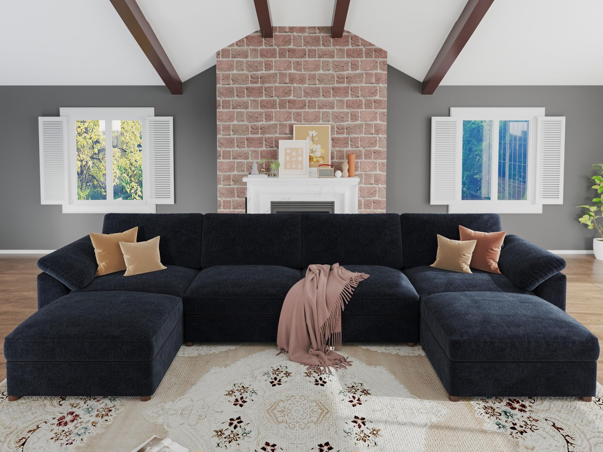EASE MOOSE Corduroy Sectional