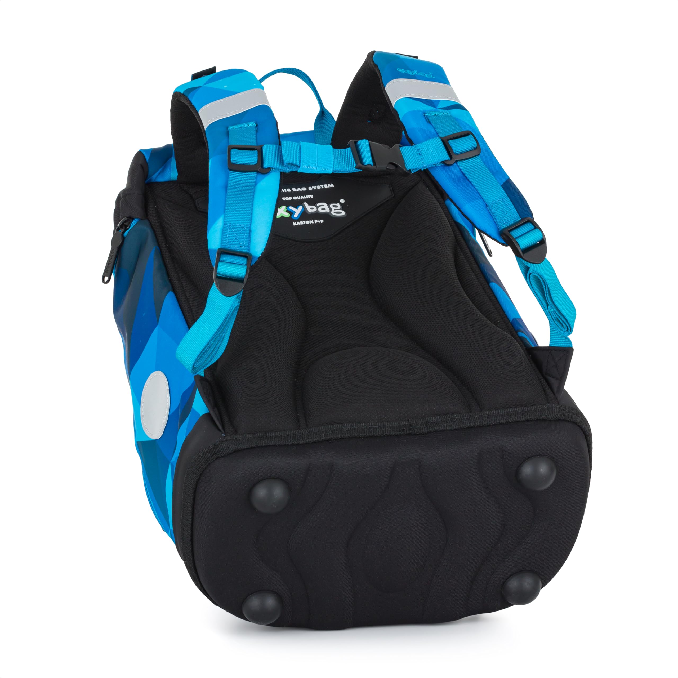 Schulranzen 5 Teilig Robot Ergonomischer Schulrucksack Set Federmappe Turnbeutel & Austauschbaren Patches Leicht Schulset Mädchen Reflektierenden Schultasche für 1. - 3. Klasse Back to School