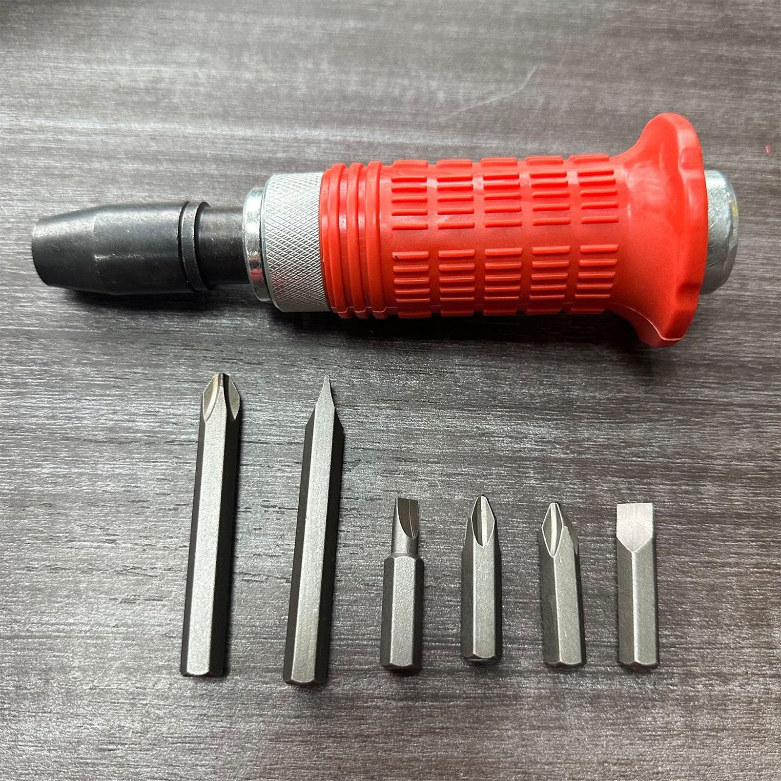 Set Punte Per Avvitatore Per Ammortizzatore Multifunzionale Coppie Tipi Punte Multiple Punte Per Cacciavite Per Ammortizzatore Per Impieghi Gravosi 1 Set/7 Cacciavite a Percussione