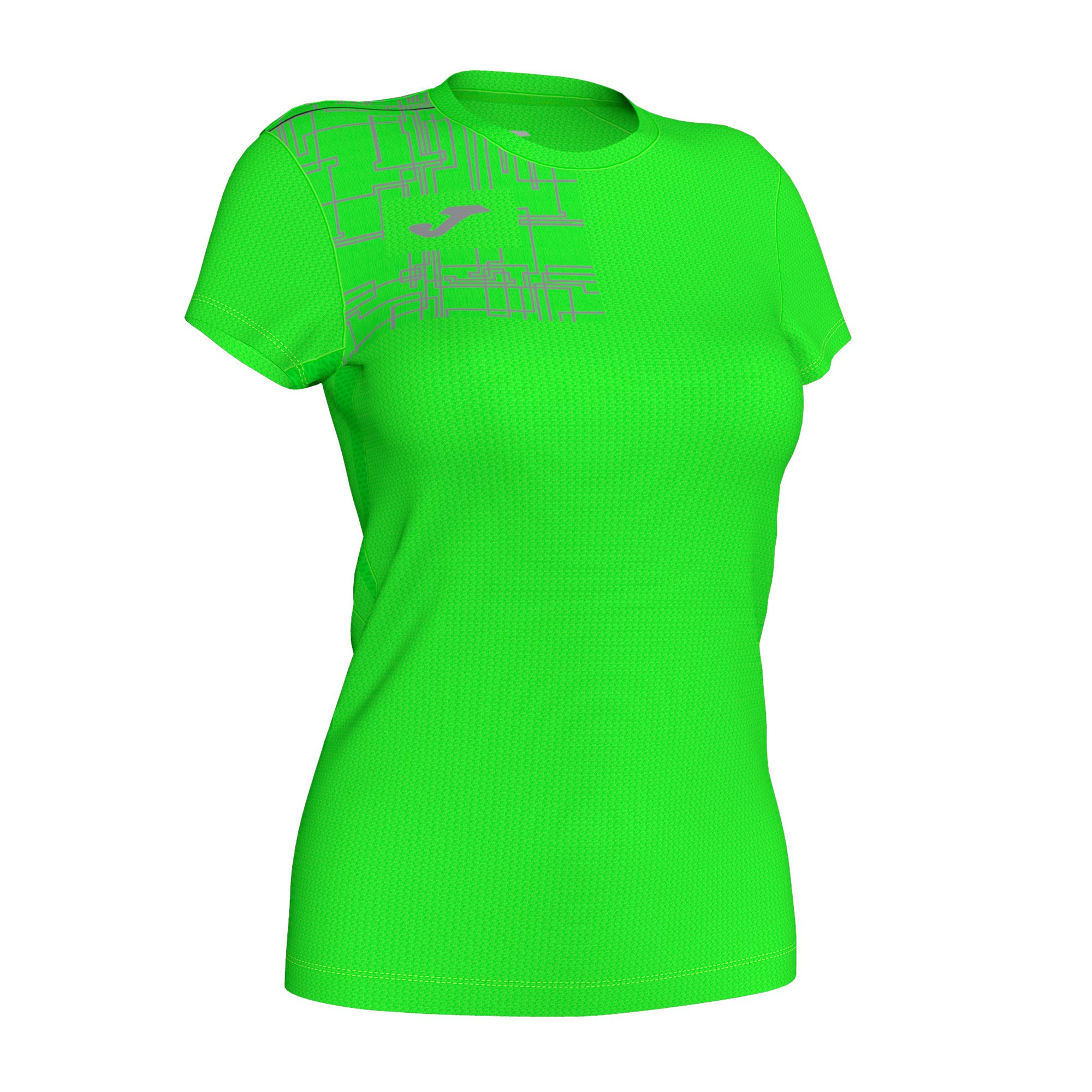 elite viii short sleeve t-shirt, womens, T-Shirt, 901419, Fluorescent Green, L