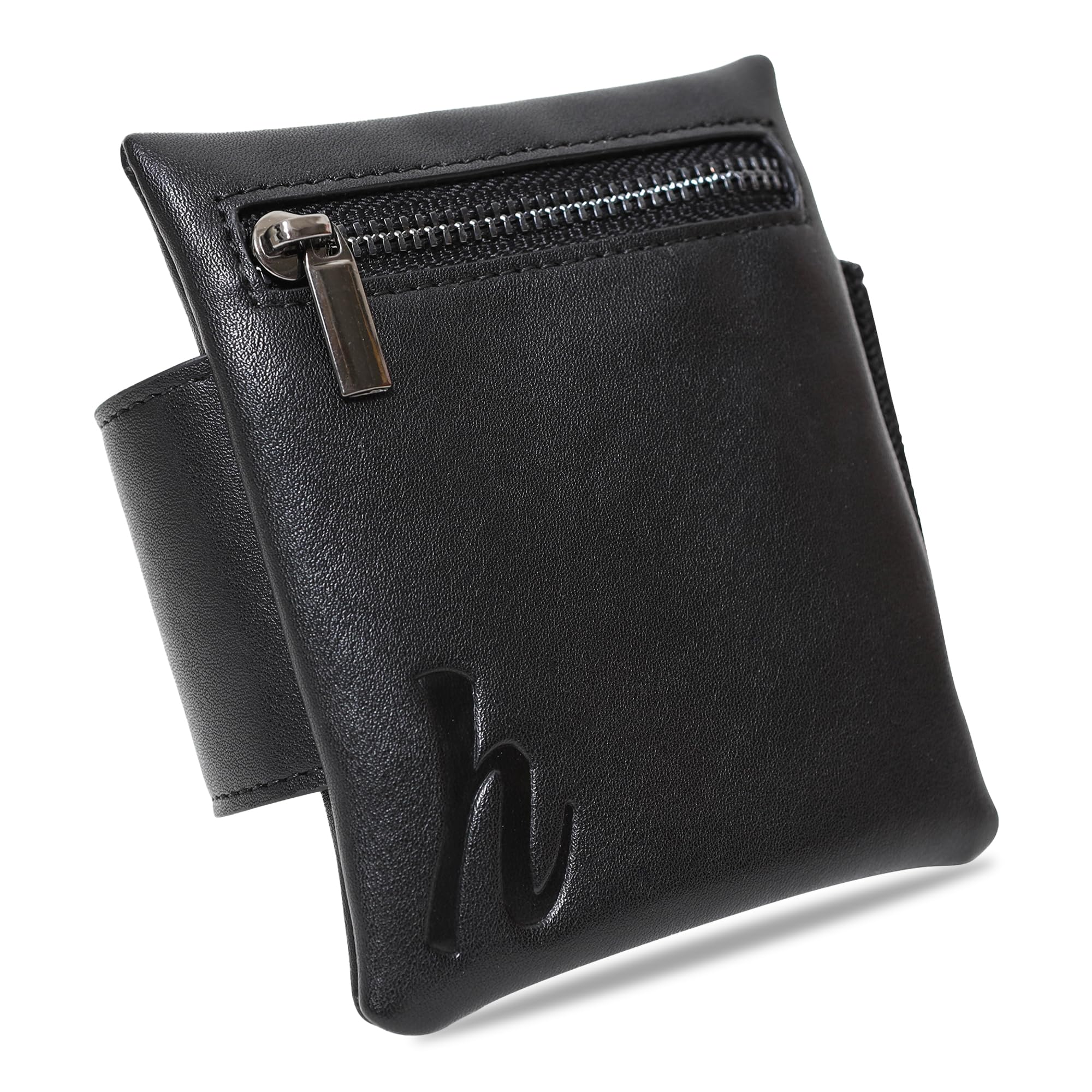 GenericTravel Hidden Anti-Theft Ankle Wallet, black, Black Faux Leather Ankle Wallet