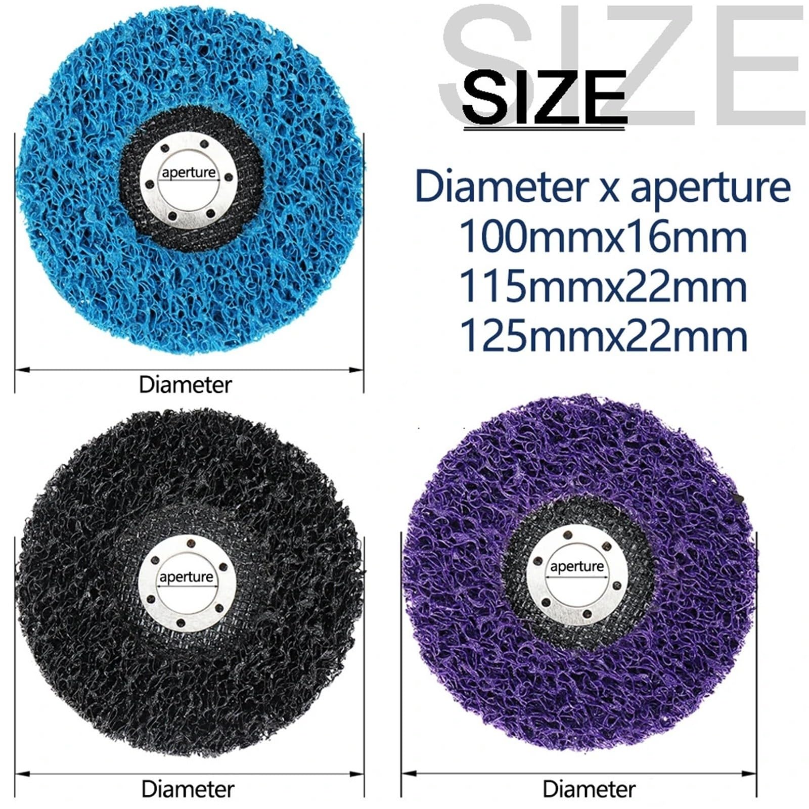 Disque abrasif en Nylon et carbure de Silicium