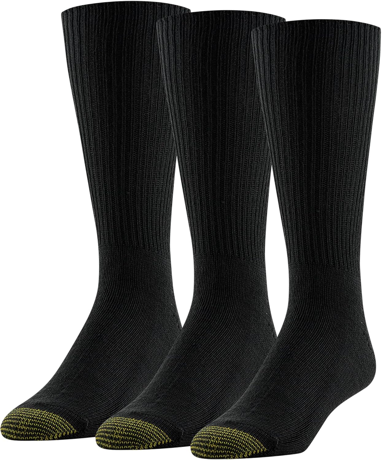 GOLDTOE Men's Fluffies Casual Crew Socks