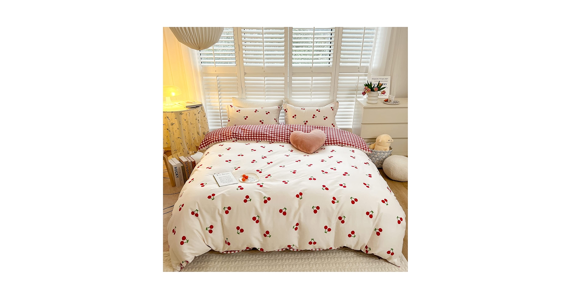 布団・毛布 Blueberry Amazon.com: Intelligent Design Matching Shams, Decorative