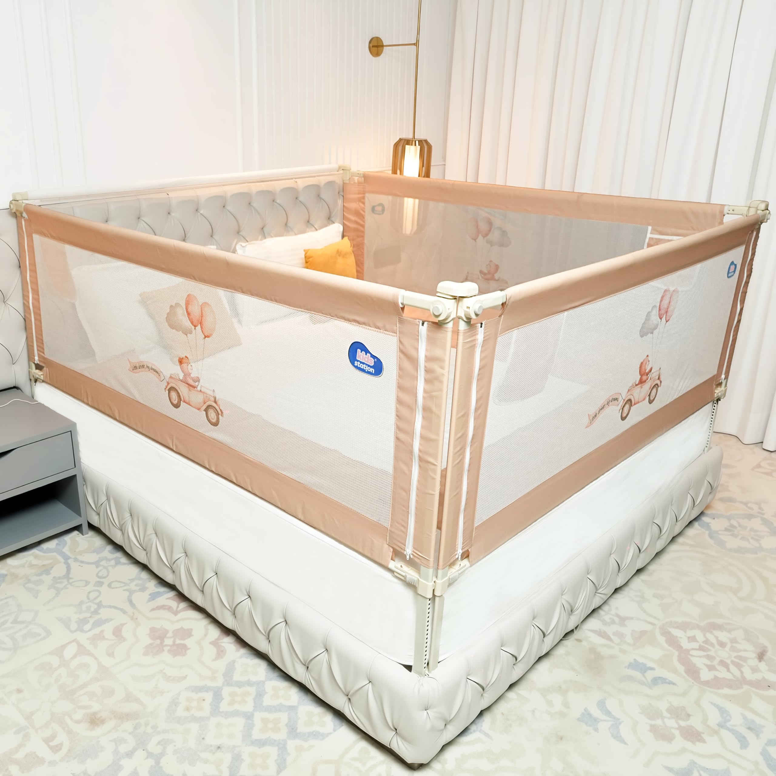 Kids Bed Rail Guard - Baby Safety Side Wall -19