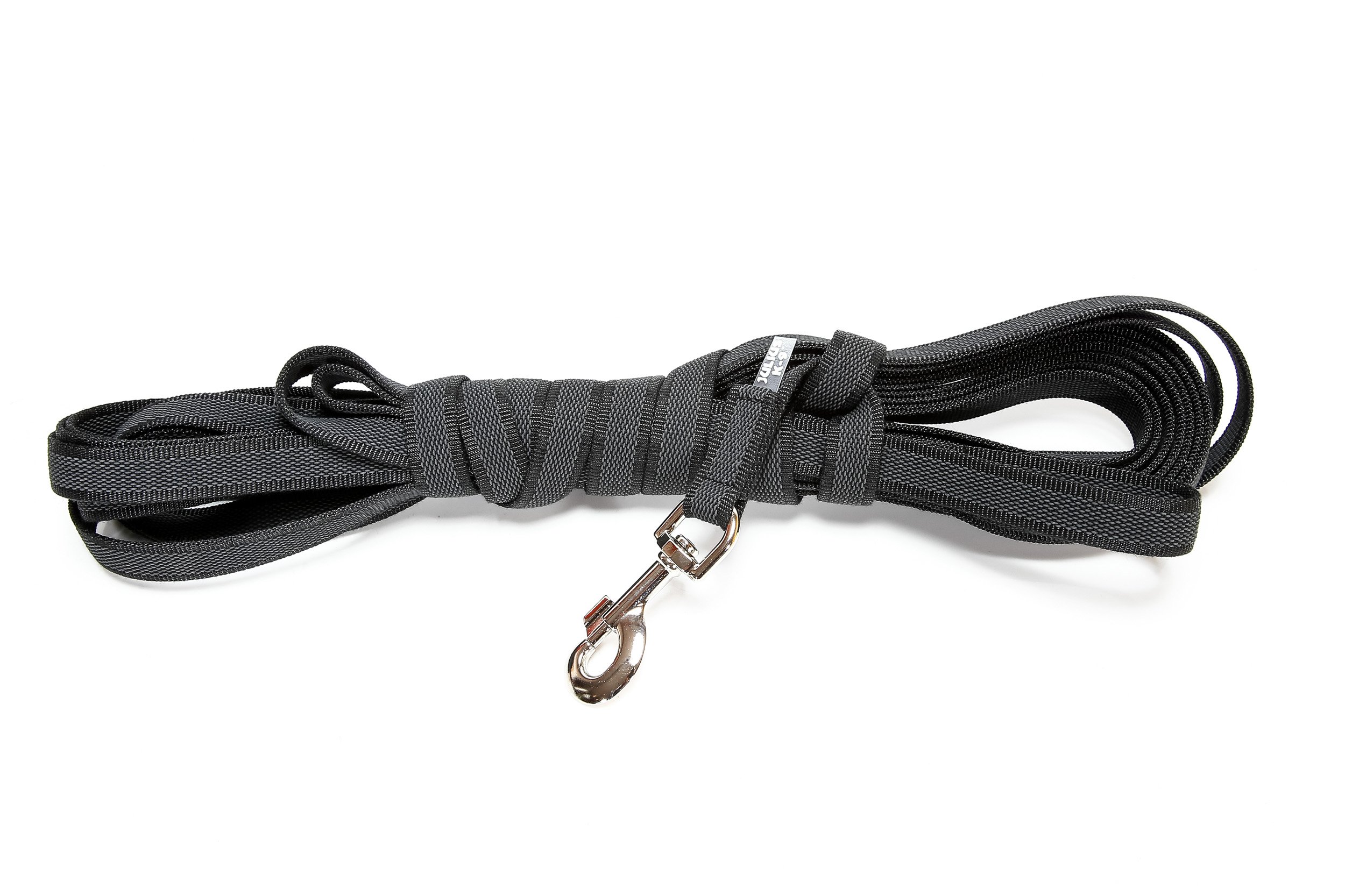 Color & Gray Super-Grip Leash without Handle, 14 mm x 2 m, Black-Gray — view 142