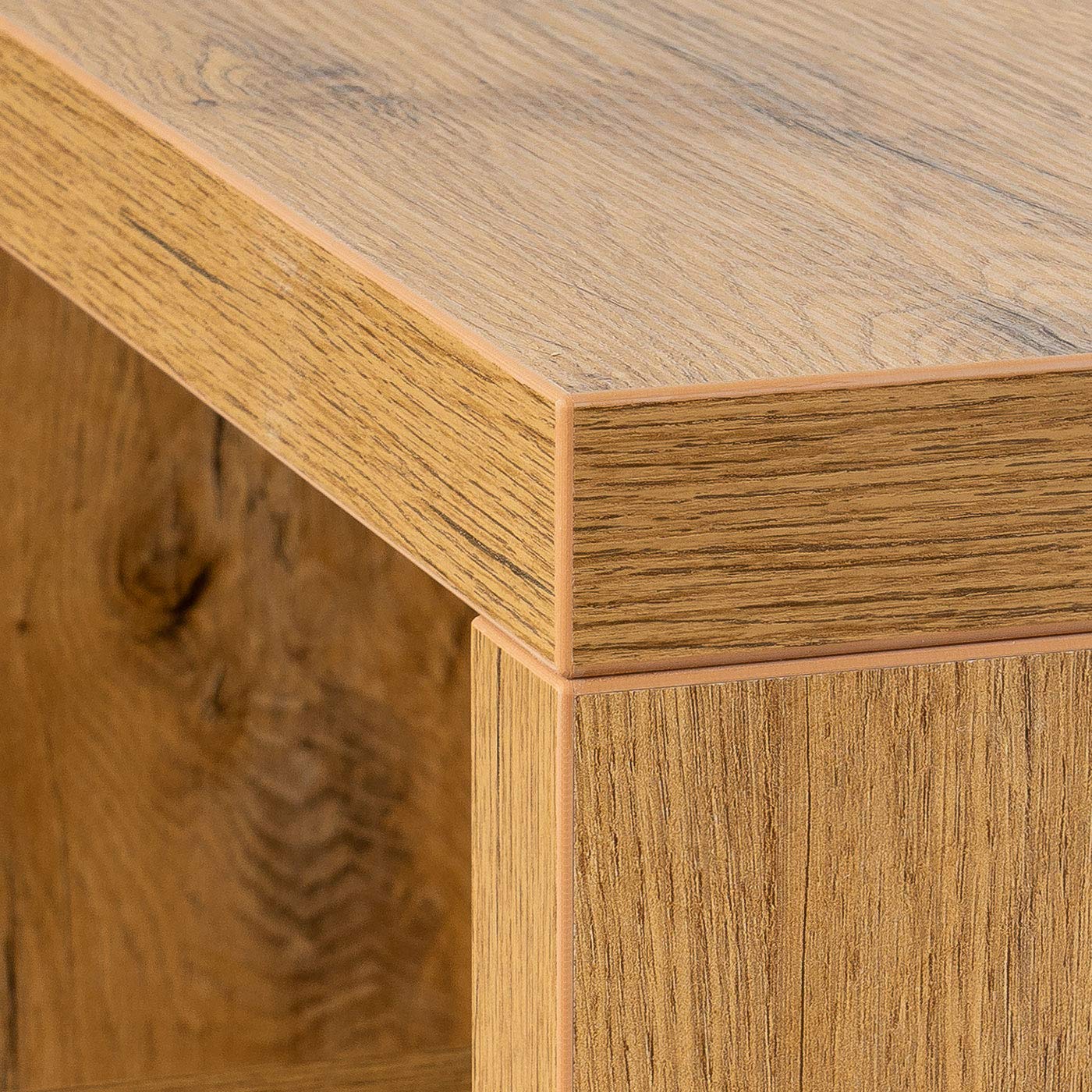 levandeo Couchtisch Gustav Wildeiche Eiche B x H x T: 59x37x36cm Holz Beistelltisch Keine Montage Fest Verleimt Wohnzimmertisch