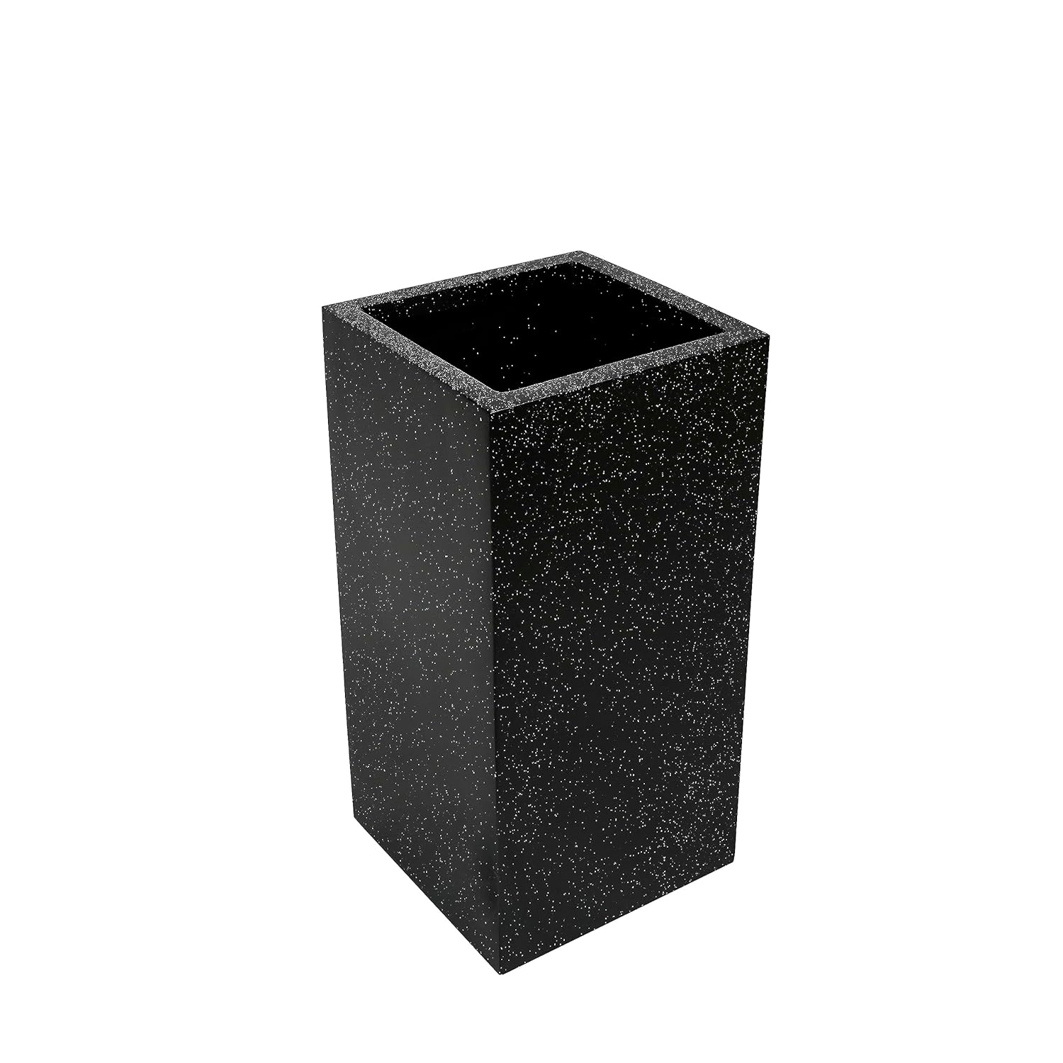 JP PLANTERS 24" and 31" H Fiberglass Tall Cube Planter Large Flower