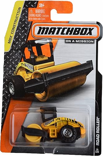 Matchbox Rodillo de camino, construcción 16/120 amarillo/negro