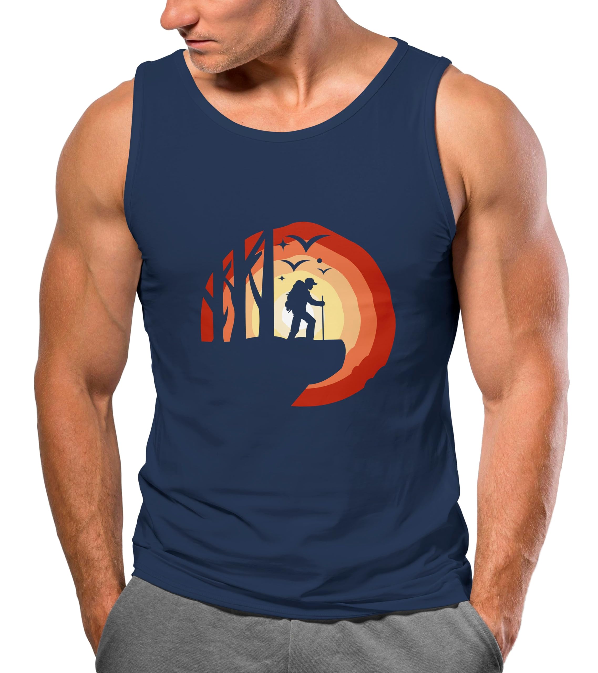 Muskelshirt Herren Fitness Tank-Top Neverless