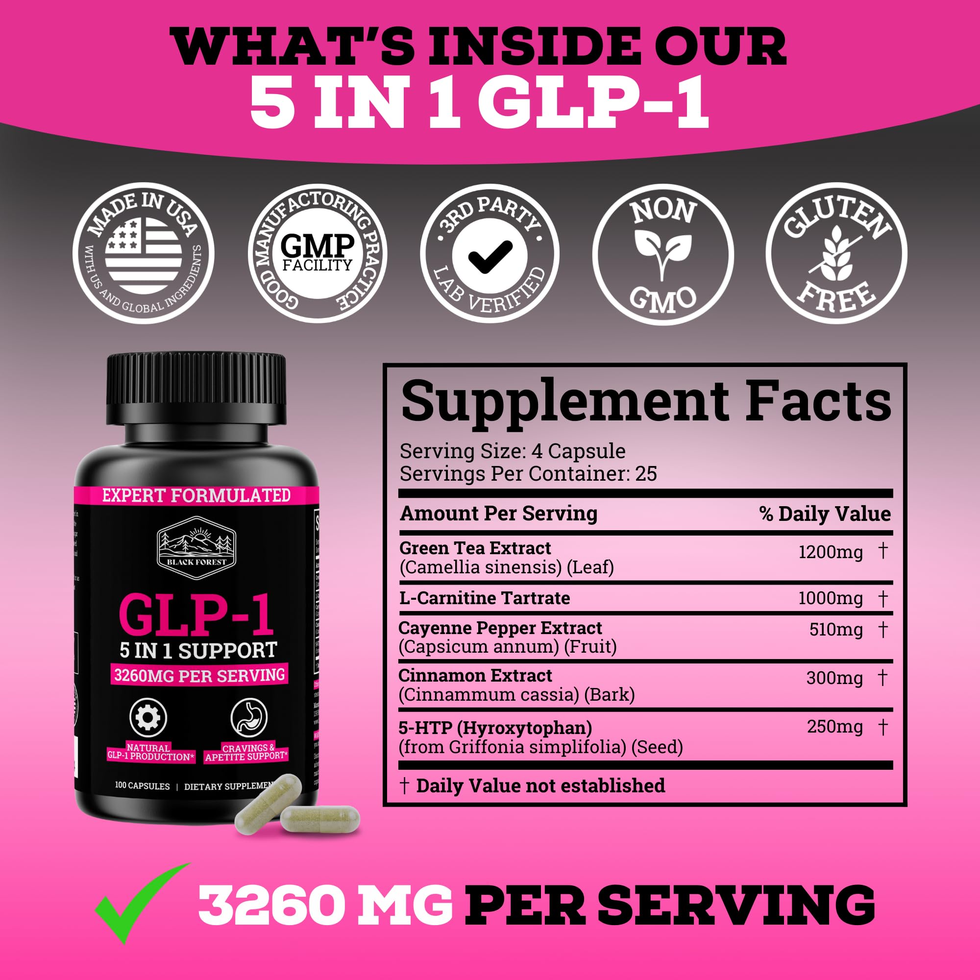 gl-me glp-1 booster Amazon.com: GLP-1 Supplement Support (GLP-1 Supplement Women) GLP Activate  with GLP-1 Probiotic & Green Tea Extract (5 in 1 GLP-1 Booster) 3260mg Per  Serving (1 Month Supply) For Metabolism Support : Health & Household