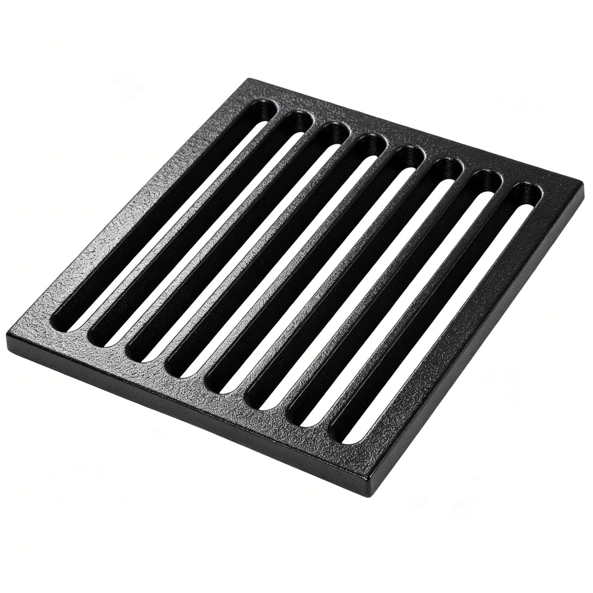 GFTIME Cast Iron Fireplace Grate, 22 x 20 cm, Fire Grate, Made of Solid Cast Iron, Fireplace Fire Grate for Many Fireplaces, Charcoal Grate, Ovens, 1 Piece Fireplace Fire Grate