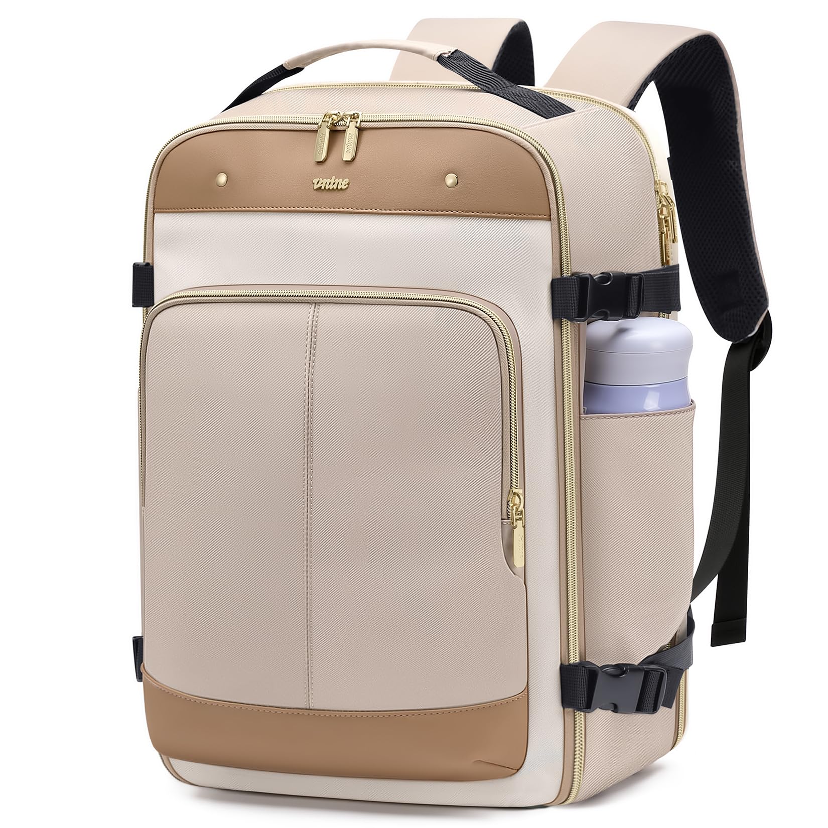 Vnine Cabin Bag 46.5x17.5x33 Underseat Carry On Travel Backpack Cabin Size Rucksack Hand Luggage Bag Backpack Casual Womens Daypack Fit 17 Inch Laptop