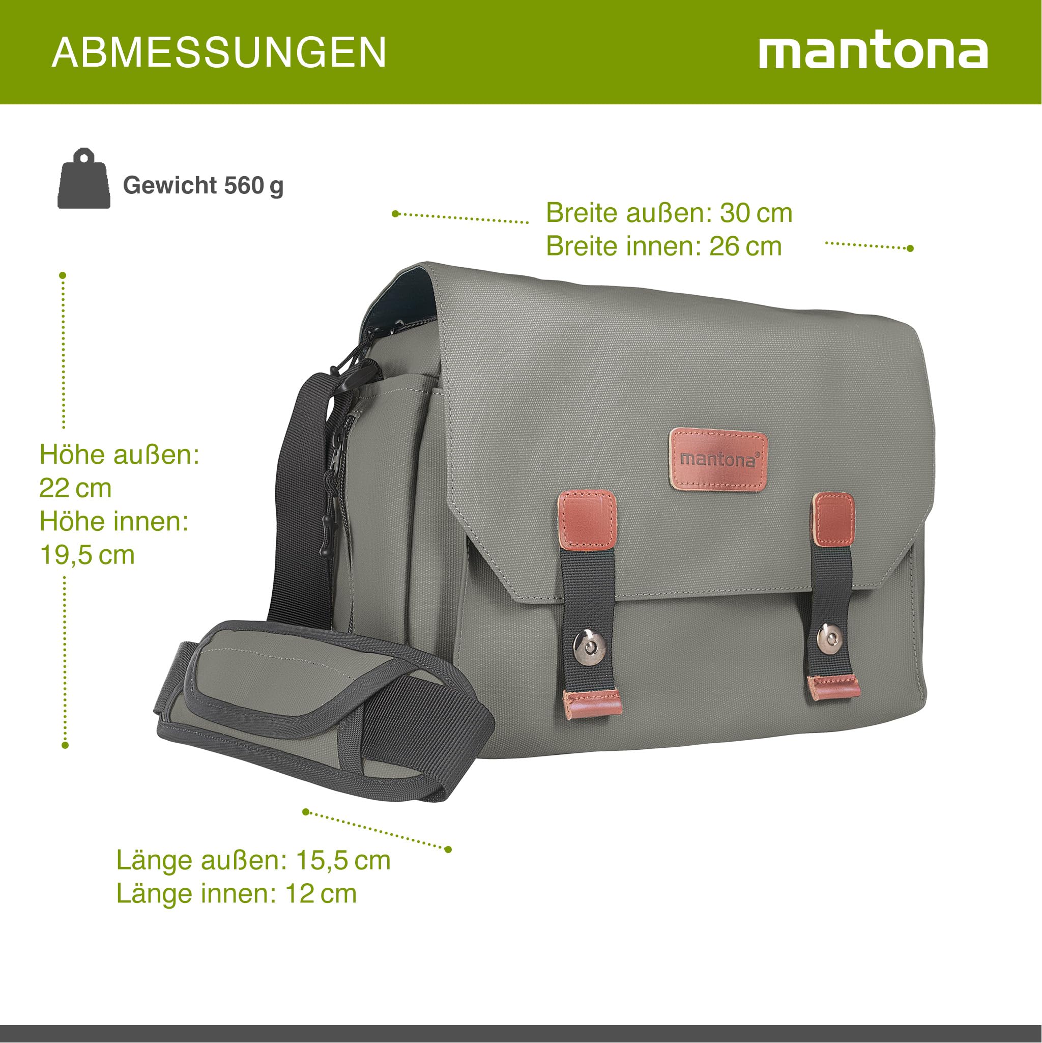 Mantona Milano - Custodia per fotocamera